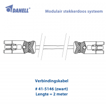 Danell Koppelsnoer 2m (41-5146)